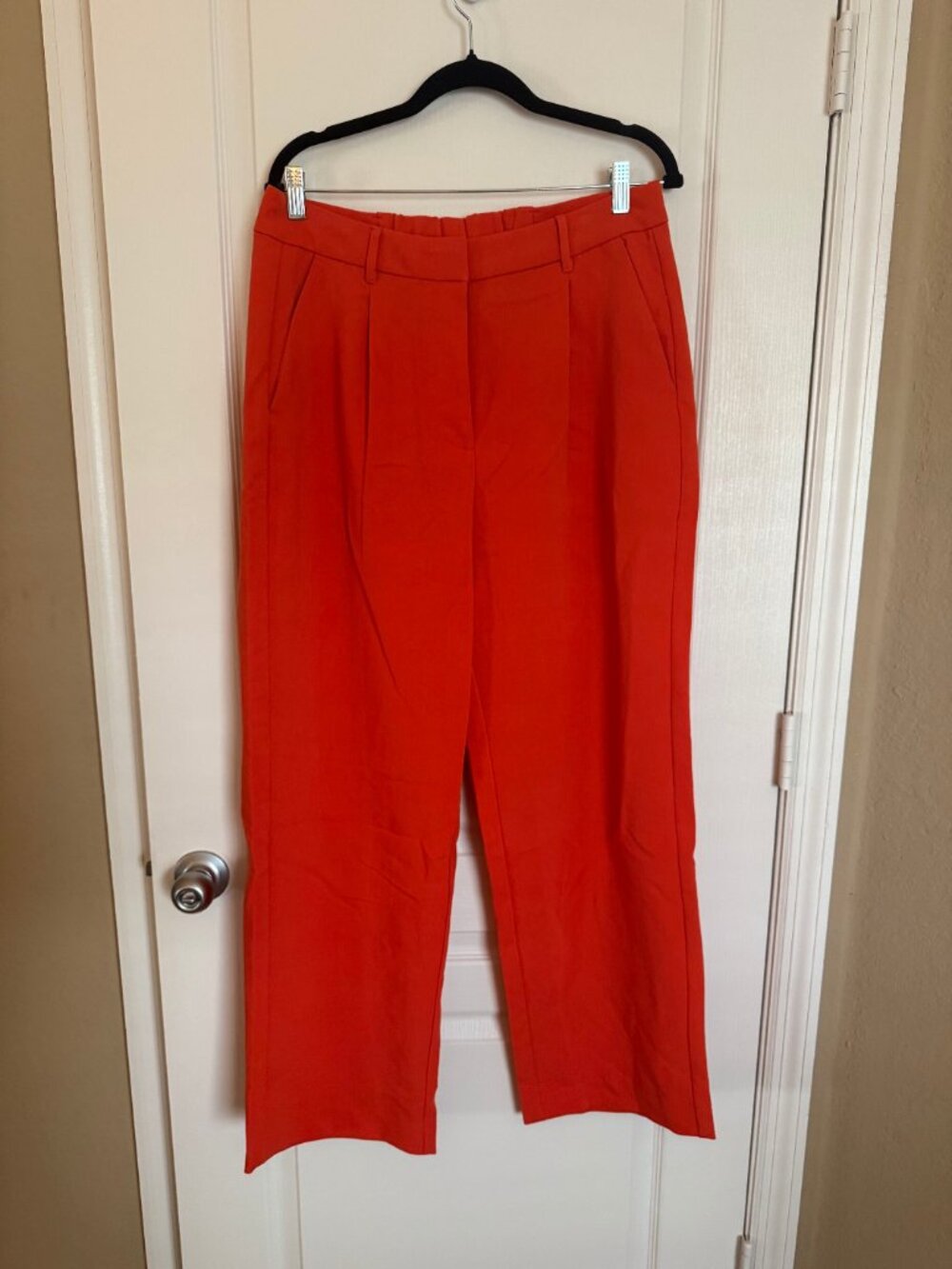 Old Navy Orange Taylor Extra High-Rise Wide Leg Trouser — Size L